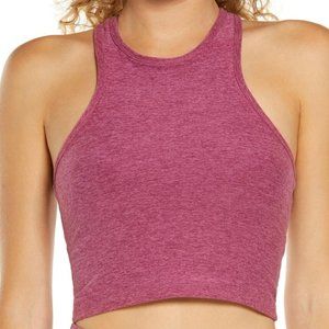 NWT - Beyond Yoga Spacedye Studio Cropped Tank in Desert Berry